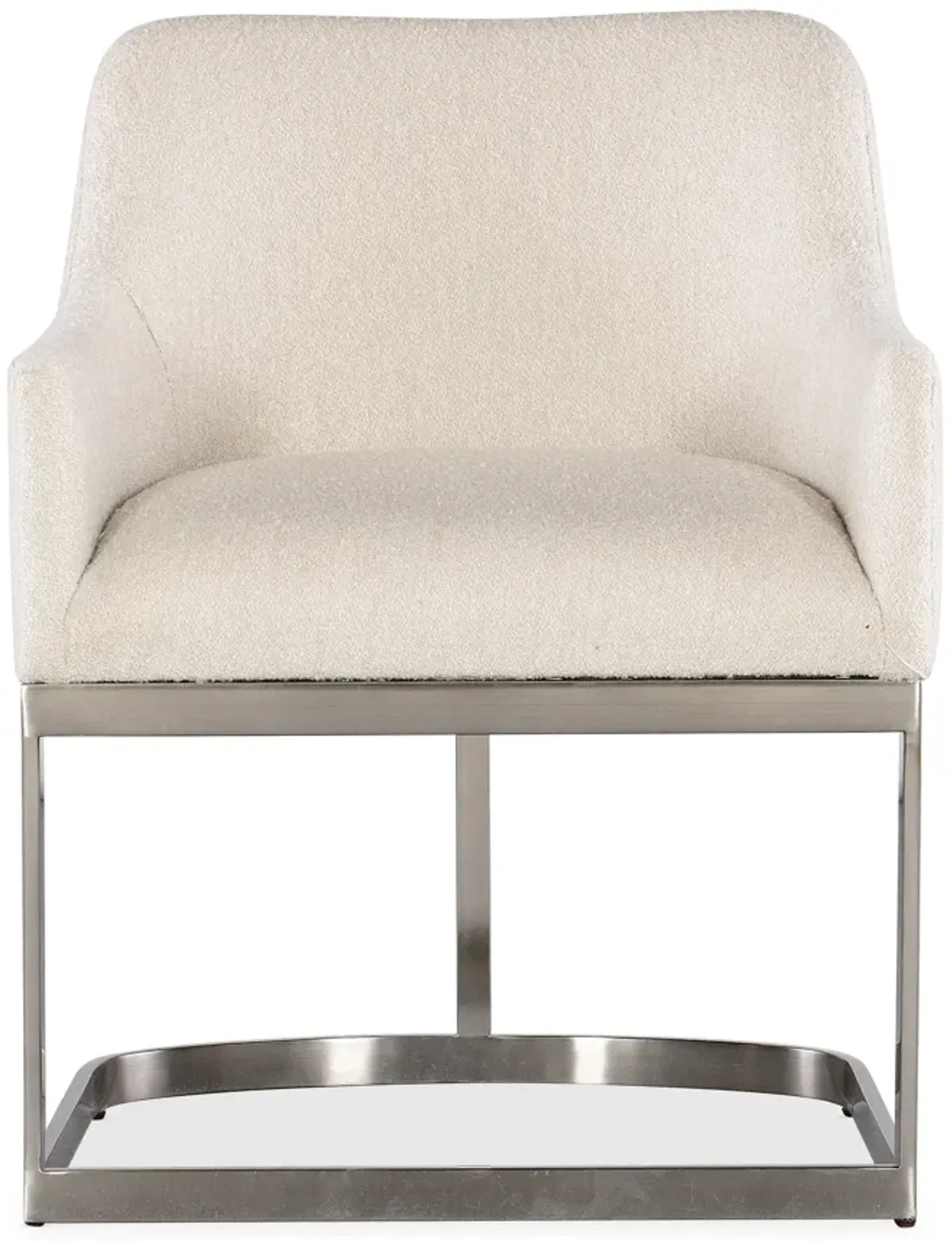 Modern Mood Upholstered Arm Chair w/Metal Base