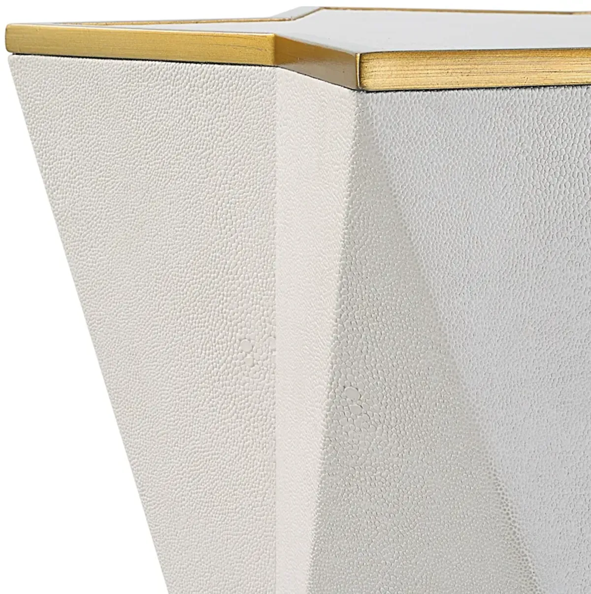 Capella White Accent Table