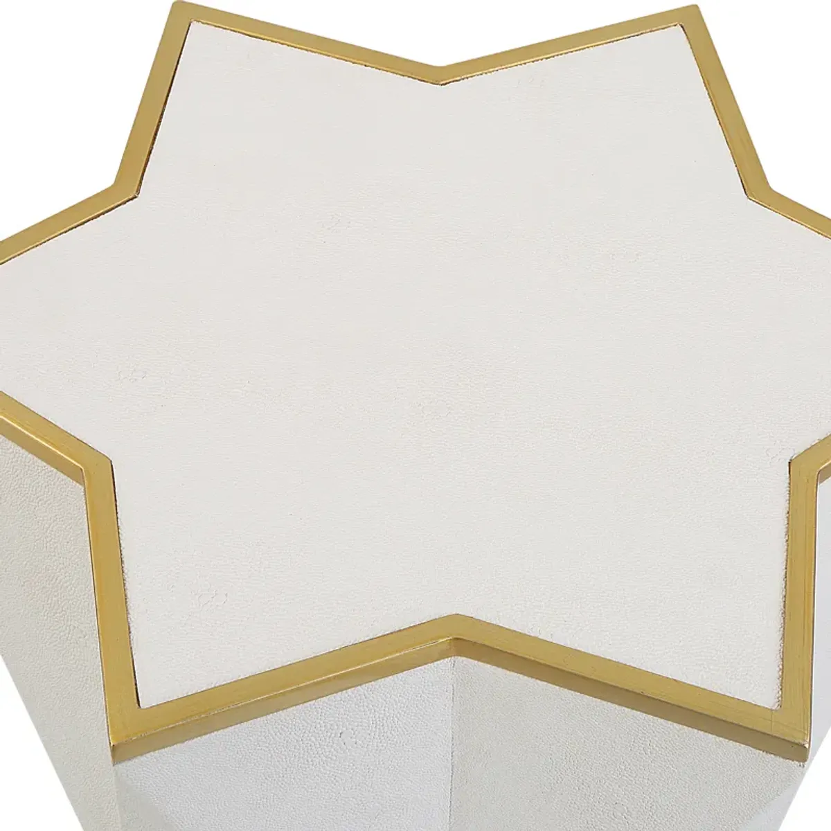 Capella White Accent Table