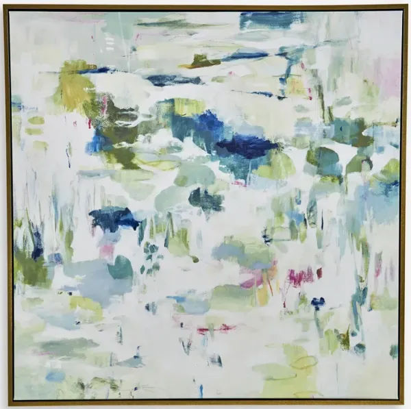 Abstract Reflections Framed Canvas