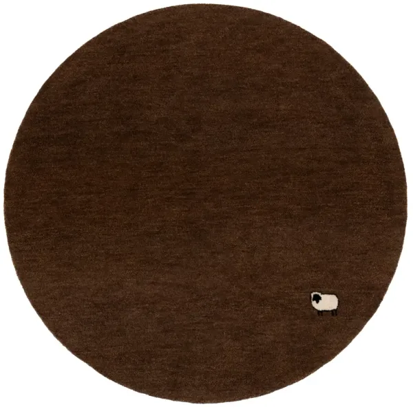 HIMALAYA Hand Tufted 6' x 6' Round area rug