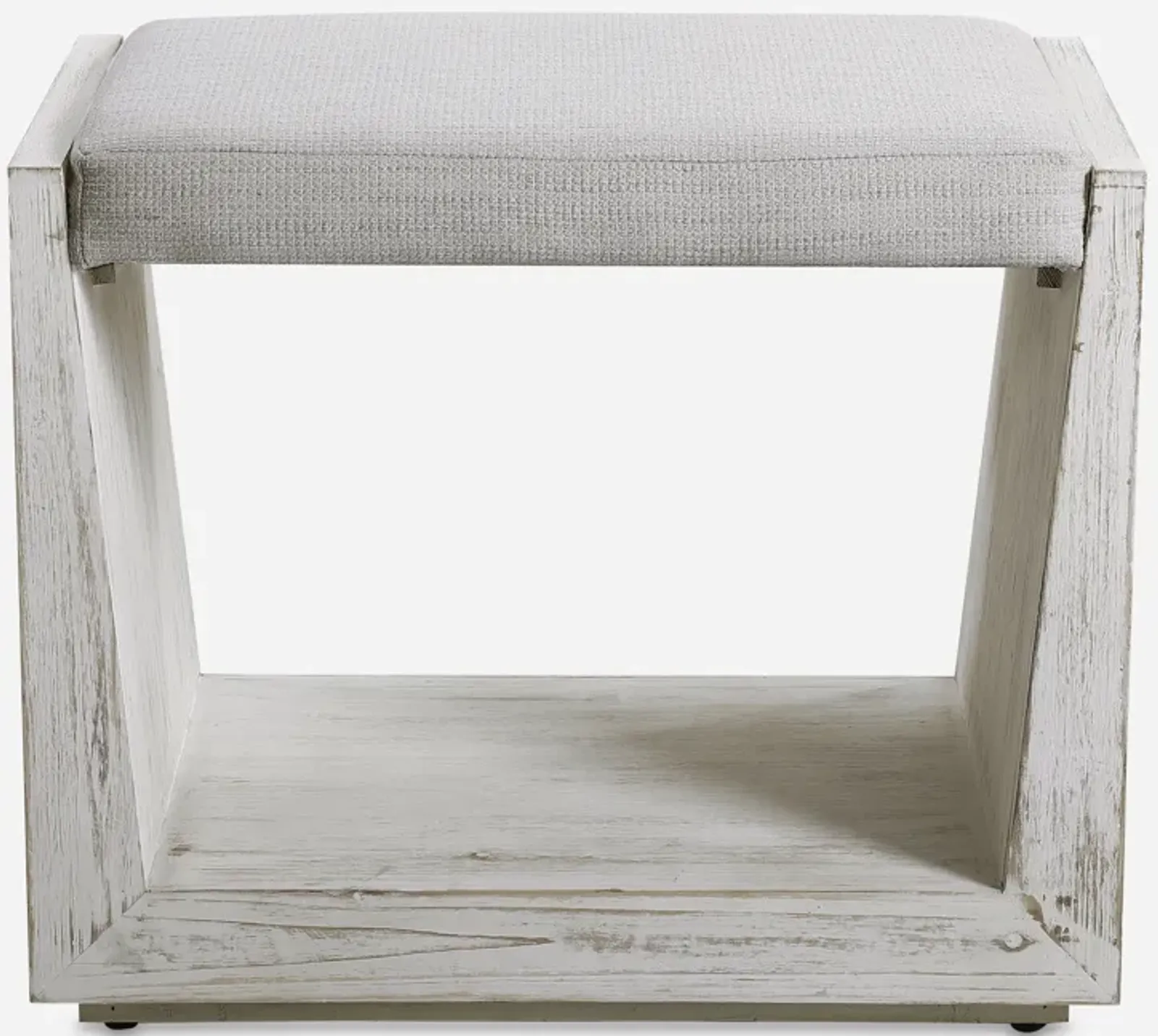 Cabana White Small Bench