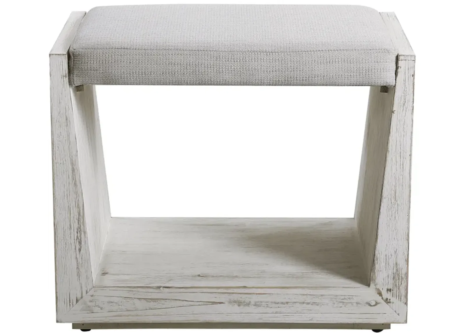 Cabana White Small Bench