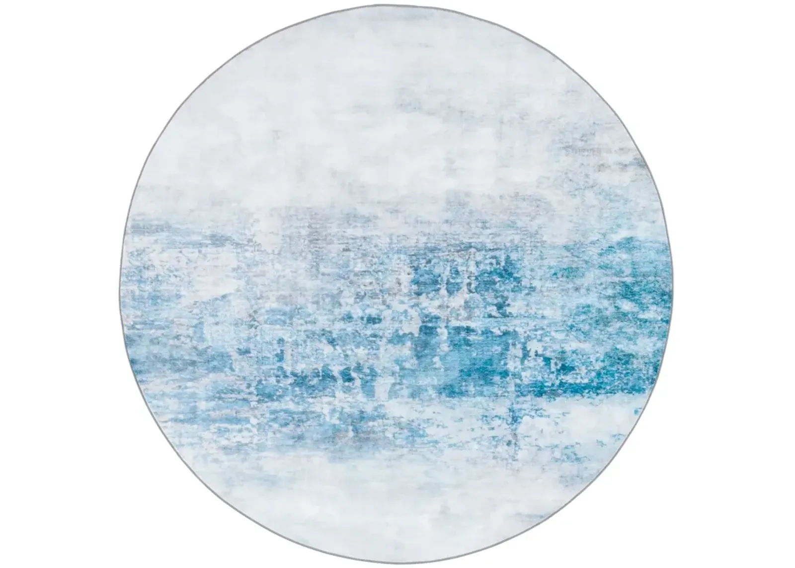 SANTA MONICA 833 GREY  6' x 6' Round Round Rug