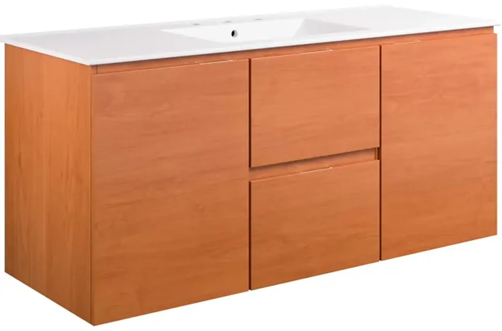 Scenic 48" Wall-Mount Bathroom Vanity