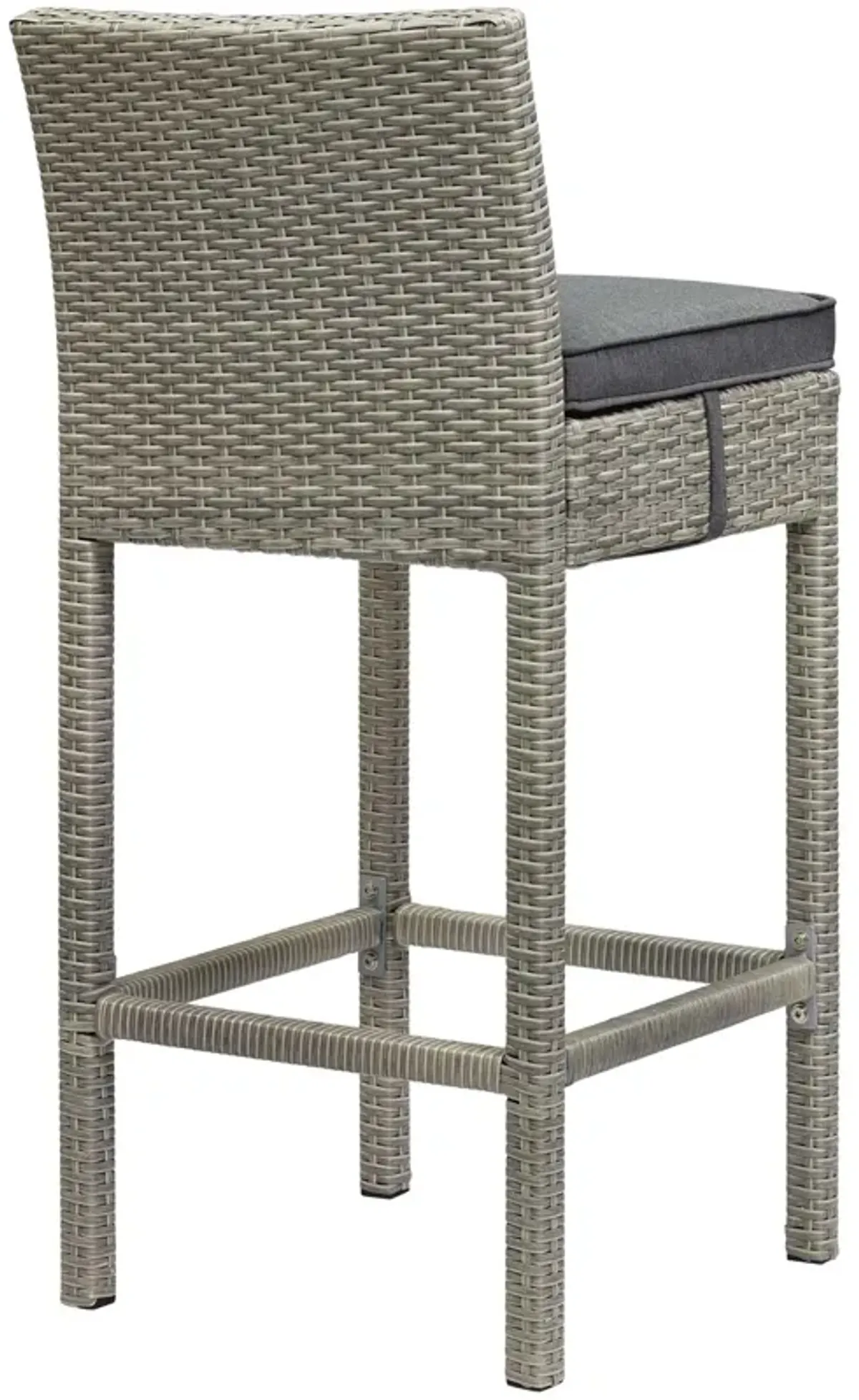 Conduit Bar Stool Outdoor Patio Wicker Rattan Set of 2