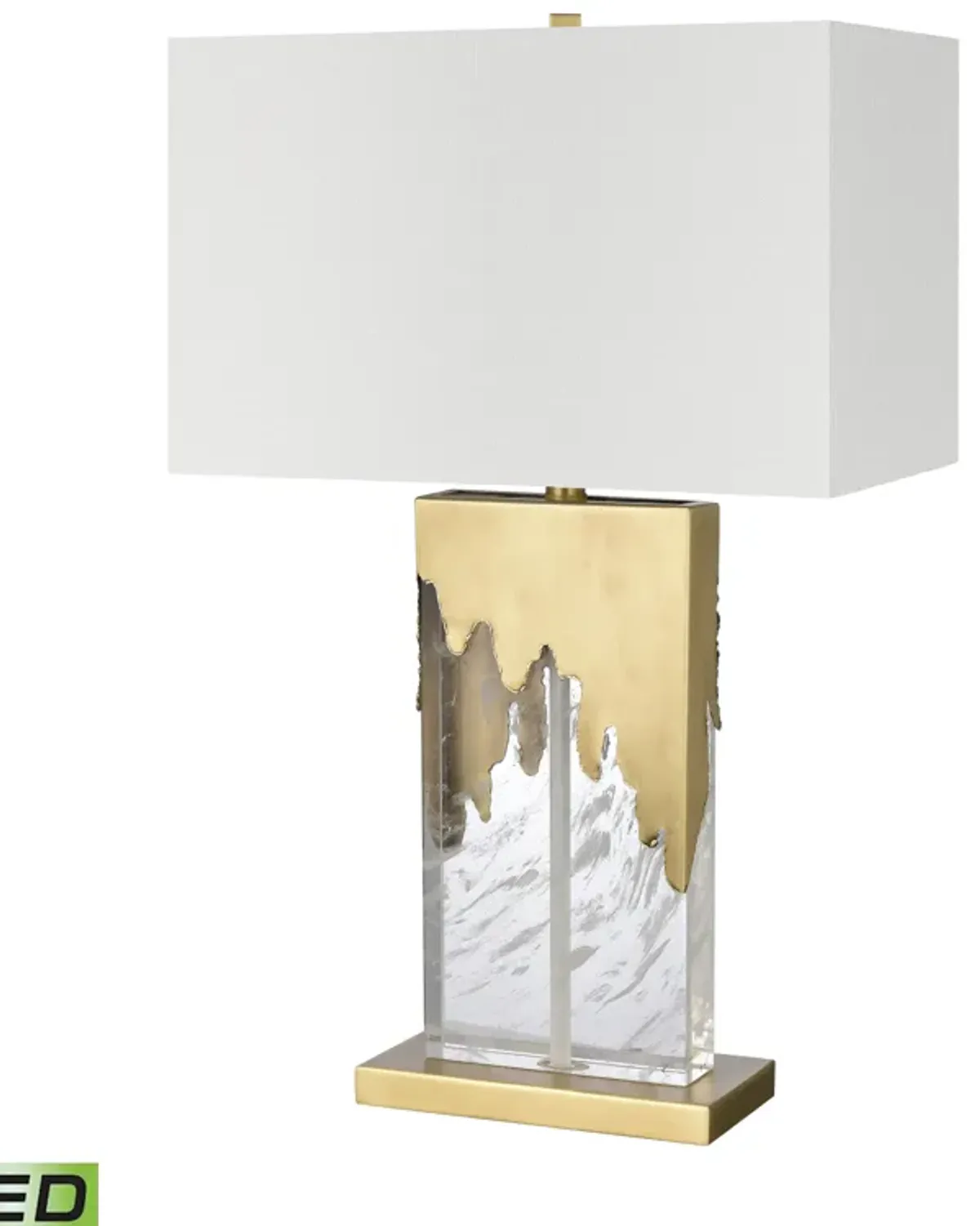 Custom Blend 28'' High 1-Light Table Lamp - Clear - Includes LED Bulb