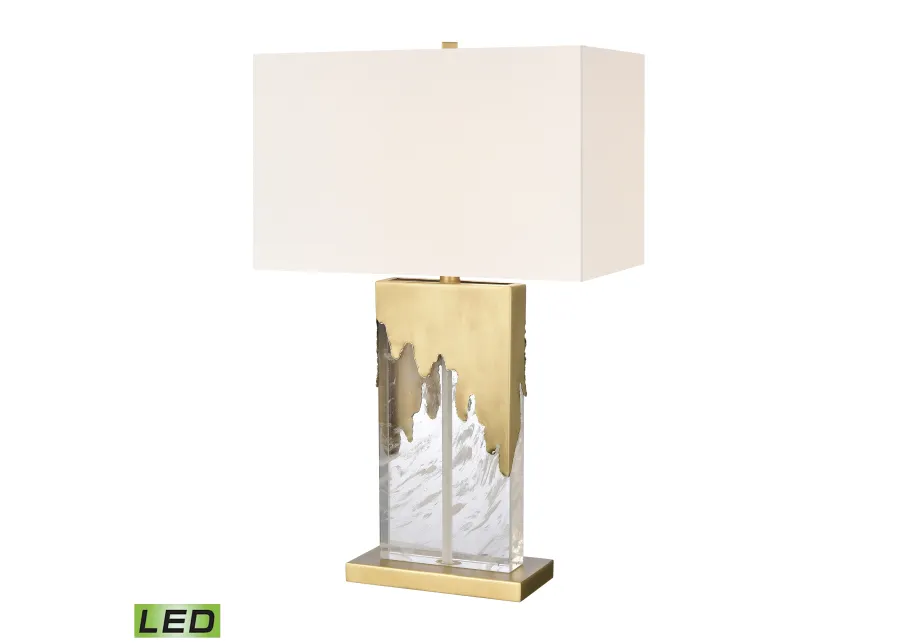 Custom Blend 28'' High 1-Light Table Lamp - Clear - Includes LED Bulb