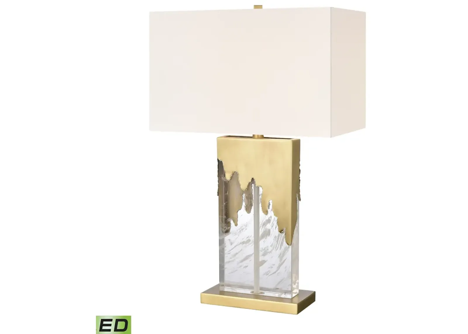 Custom Blend 28'' High 1-Light Table Lamp - Clear - Includes LED Bulb