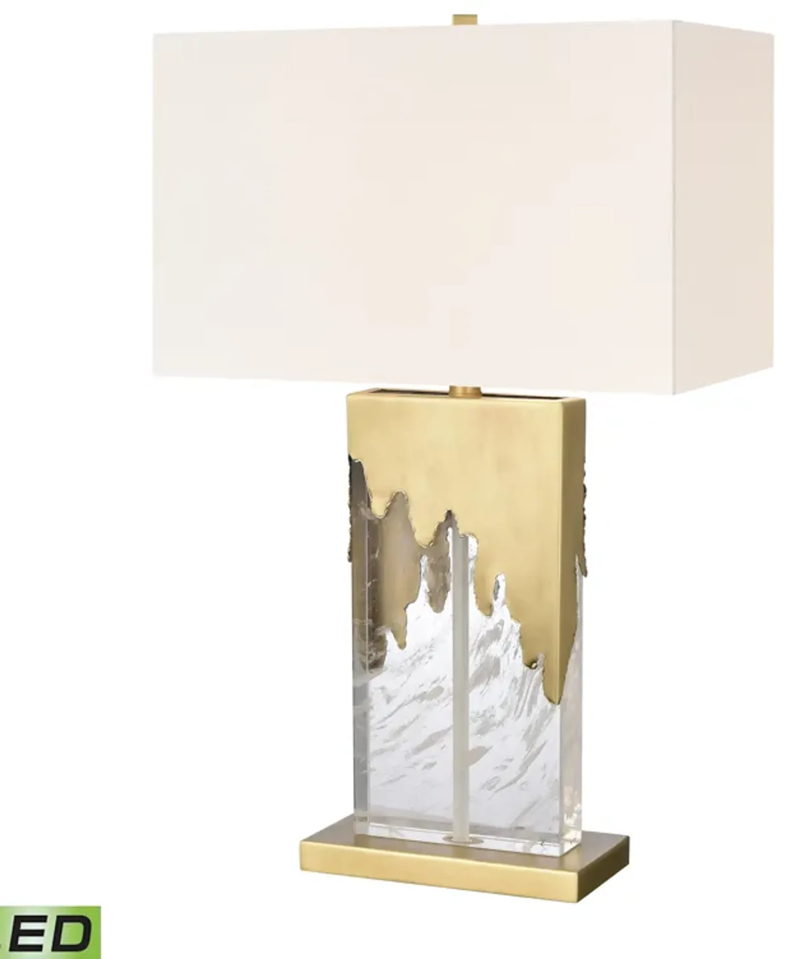 Custom Blend 28'' High 1-Light Table Lamp - Clear - Includes LED Bulb