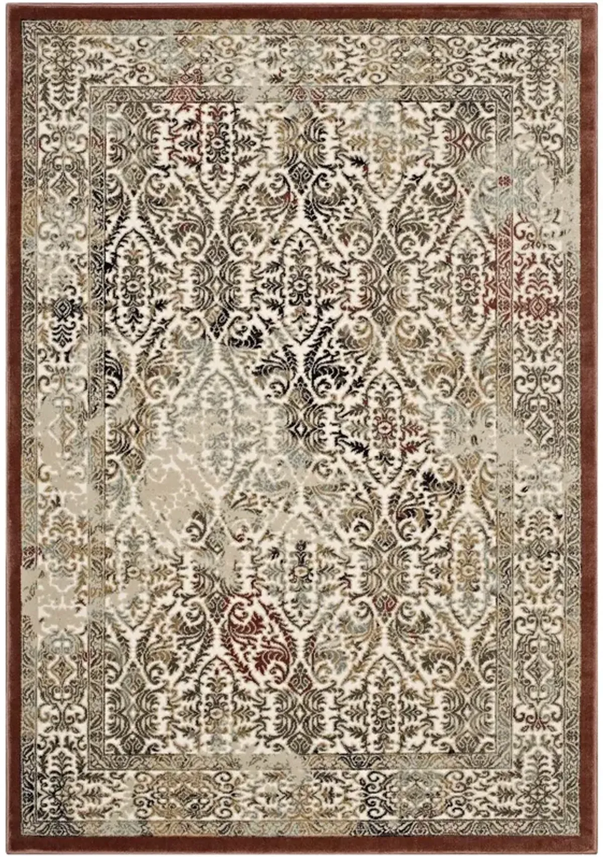 Hester Ornate Turkish 8x10 Vintage Area Rug