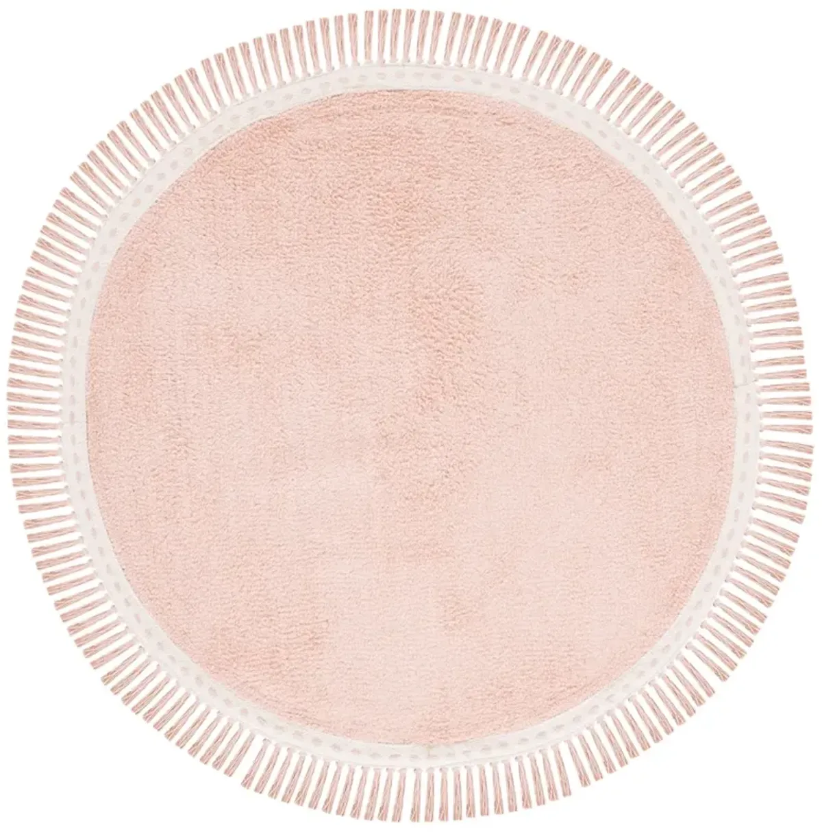 EASY CARE 204 PINK  8' x 8' Round Round Rug