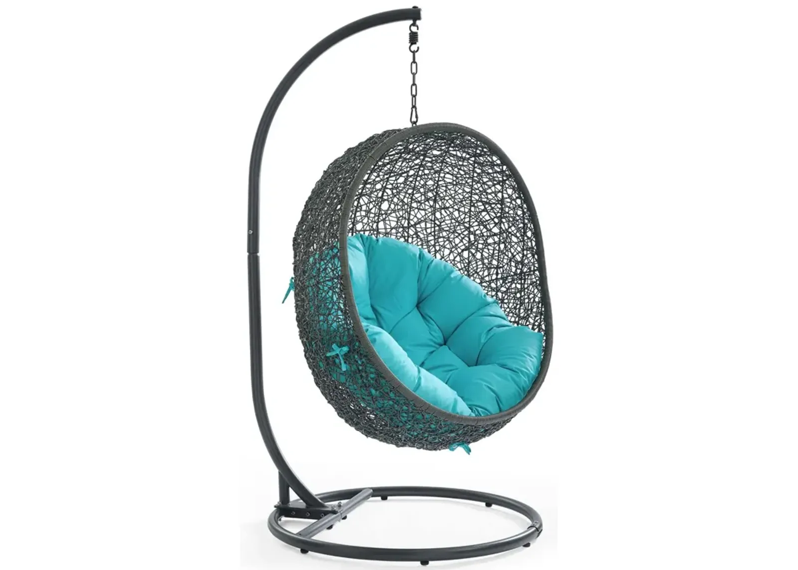 Hide Outdoor Patio Swing Chair With Stand