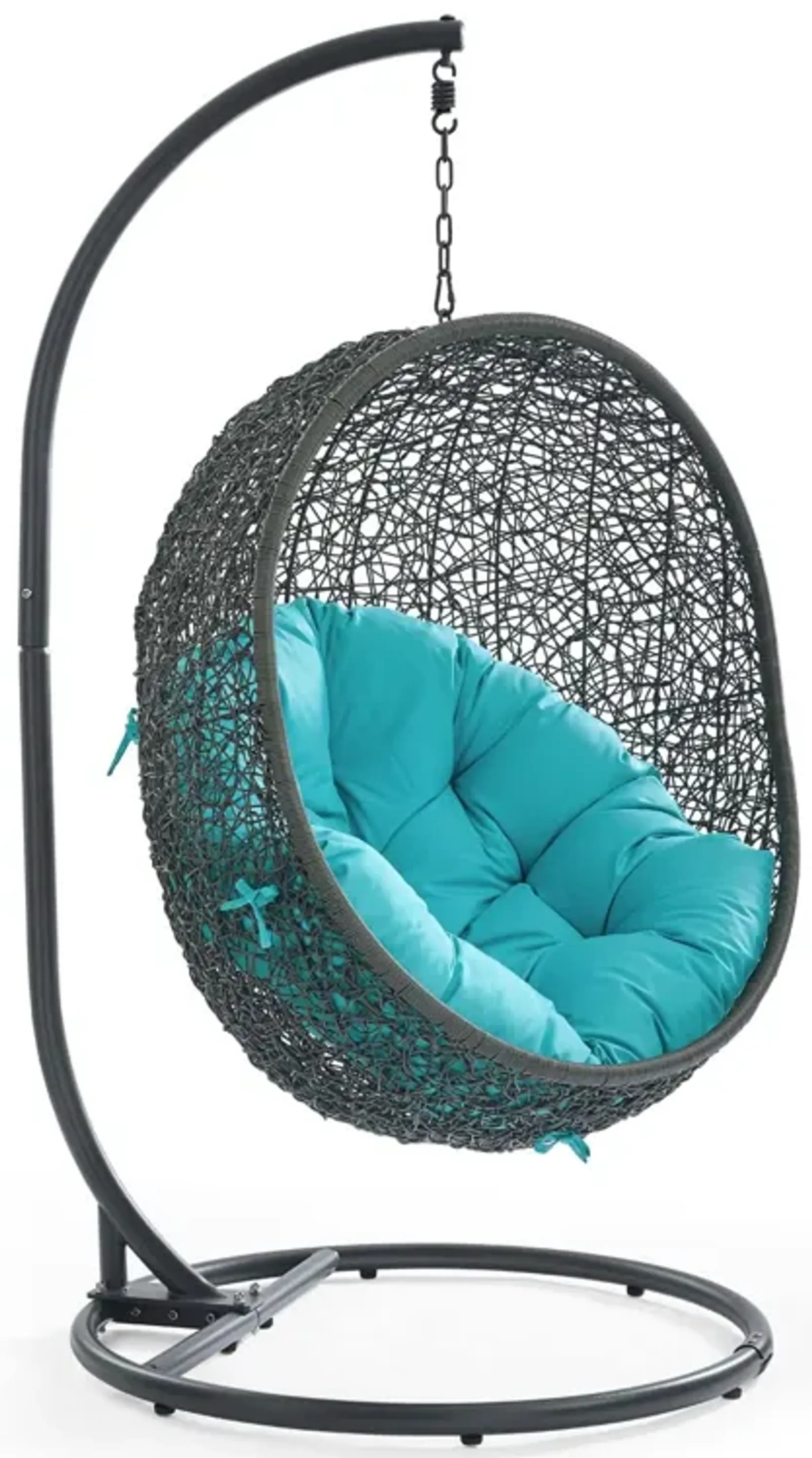 Hide Outdoor Patio Swing Chair With Stand