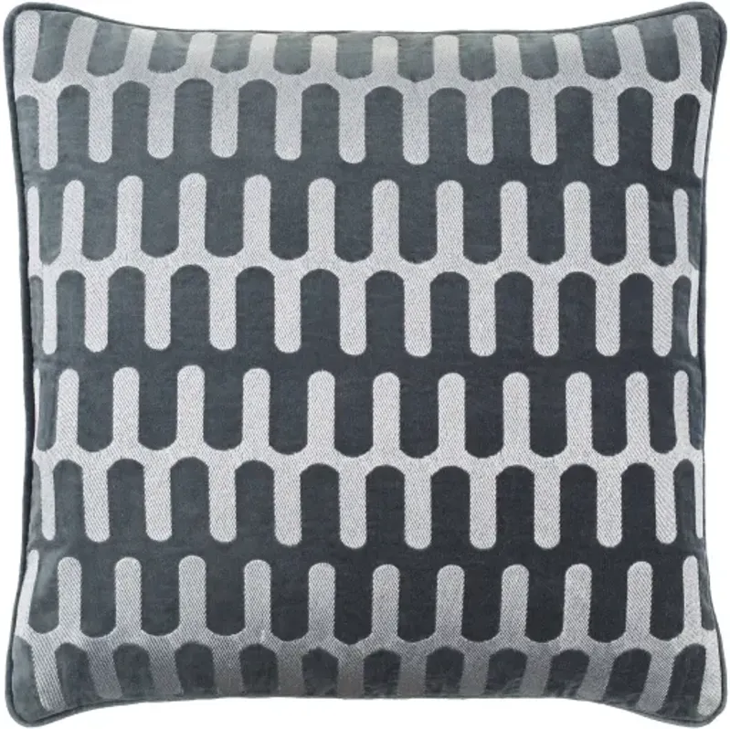 Connecticut CIU-004 20"L x 20"W Accent Pillow