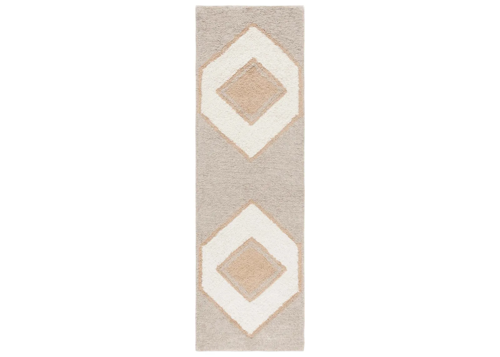 VERMONT 557 IVORY  2'-3' x 8' Runner Rug