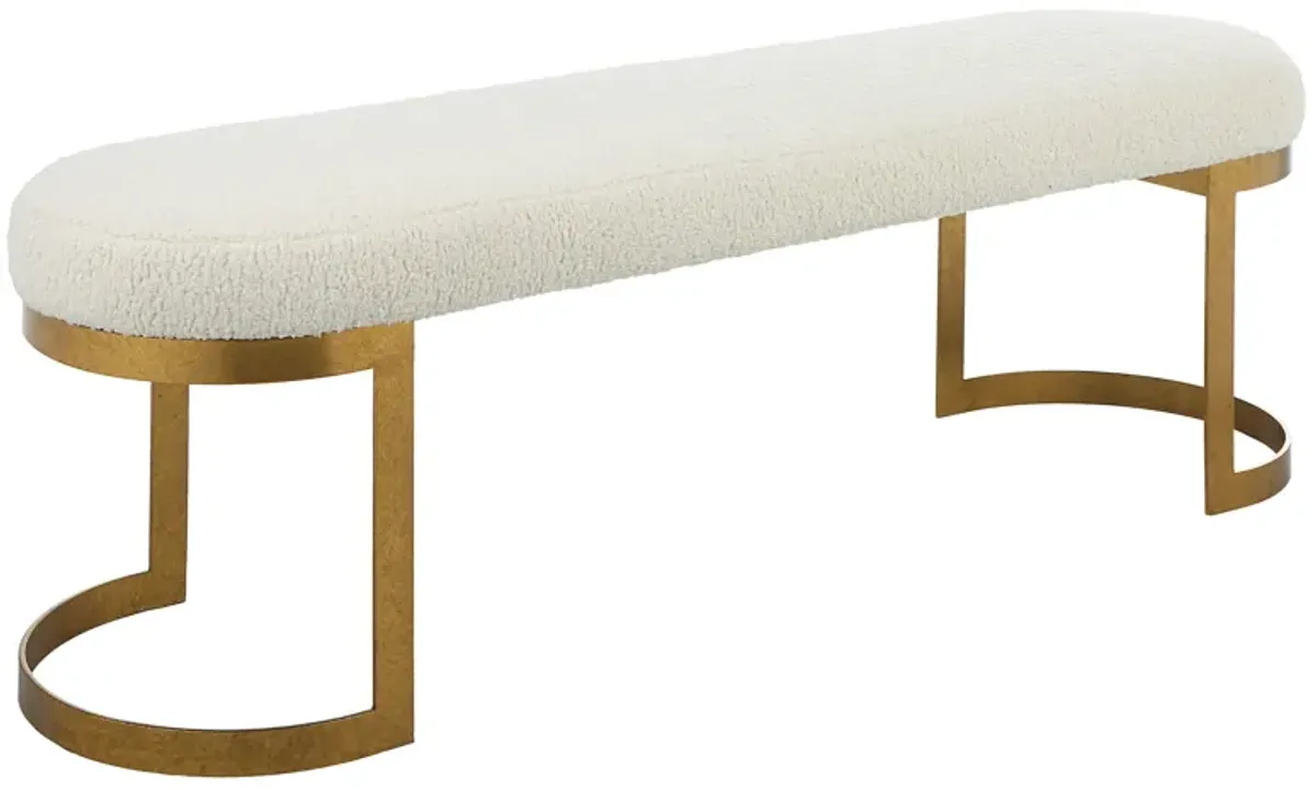 Infinity Gold Bench