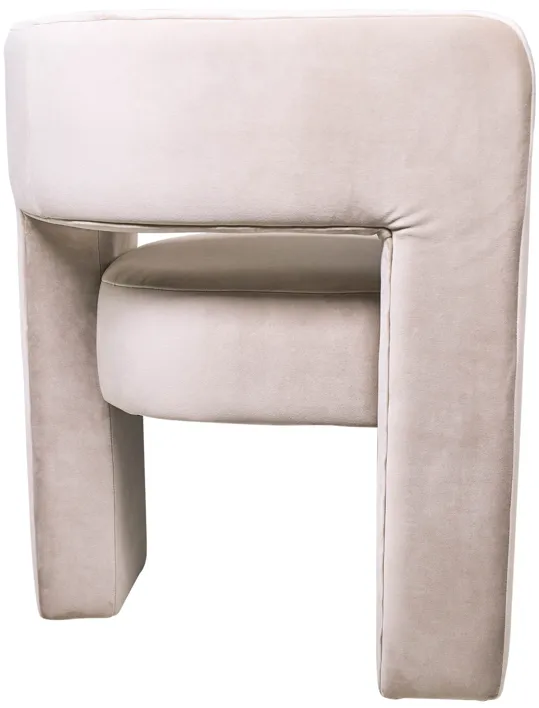 Round Back Chair - Tan