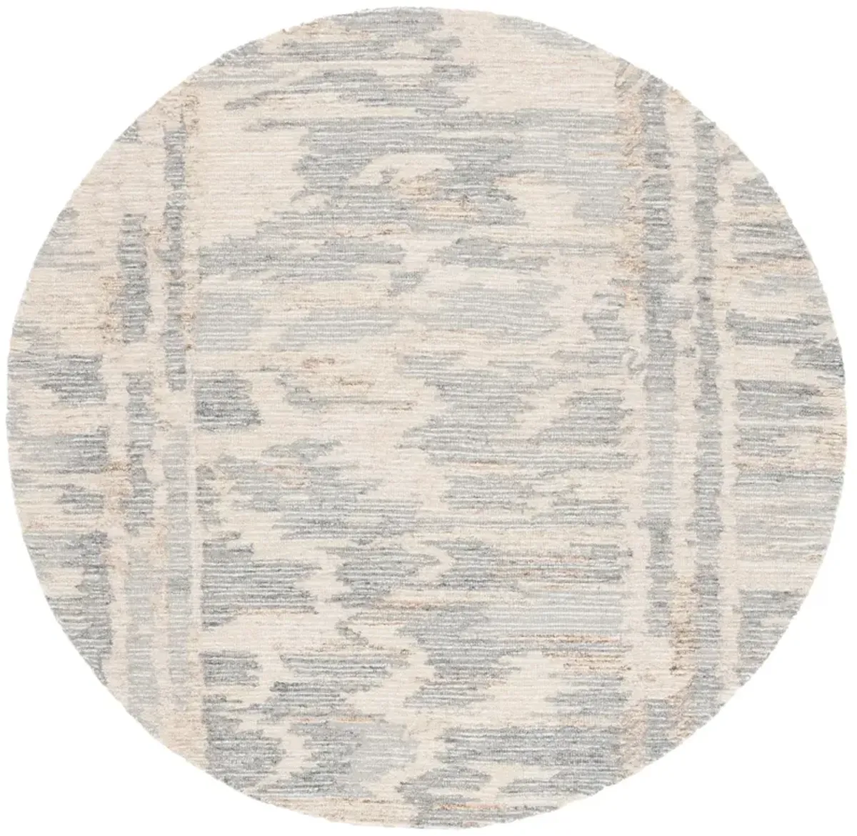 EBONY 902 GREY  6' x 6' Round Round Rug