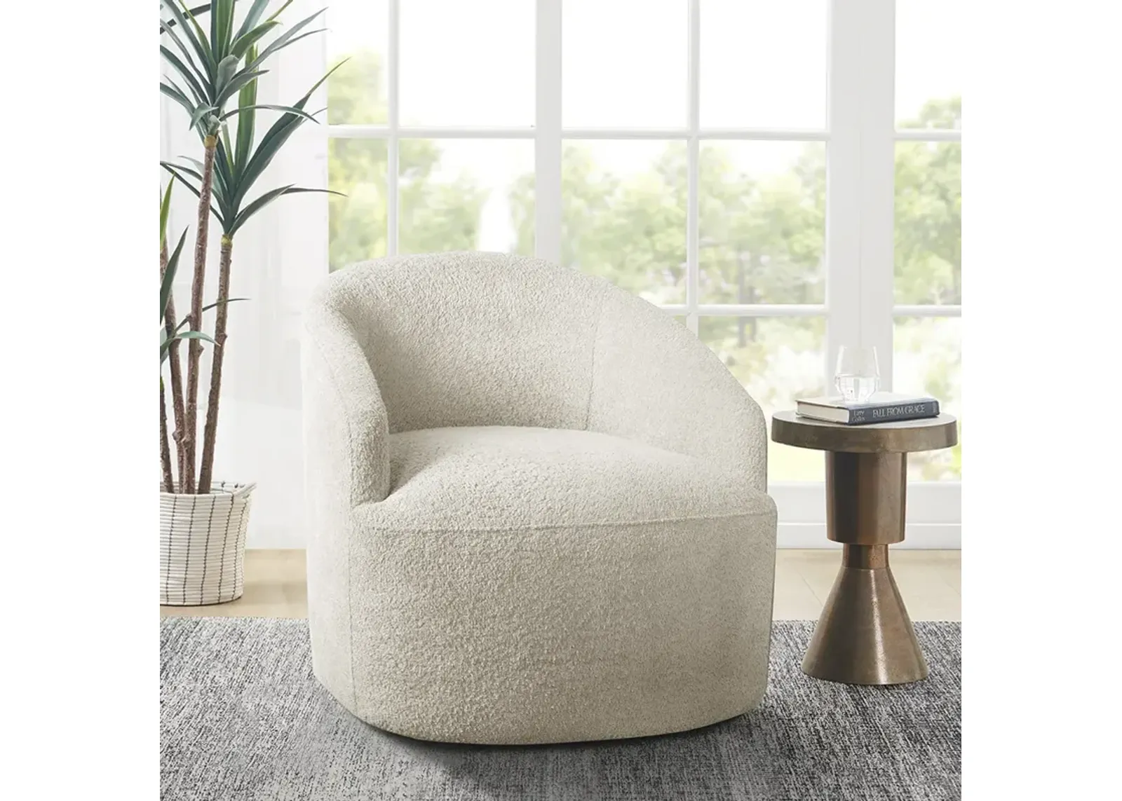 Bonn Upholstered 360 Degree Swivel Chair