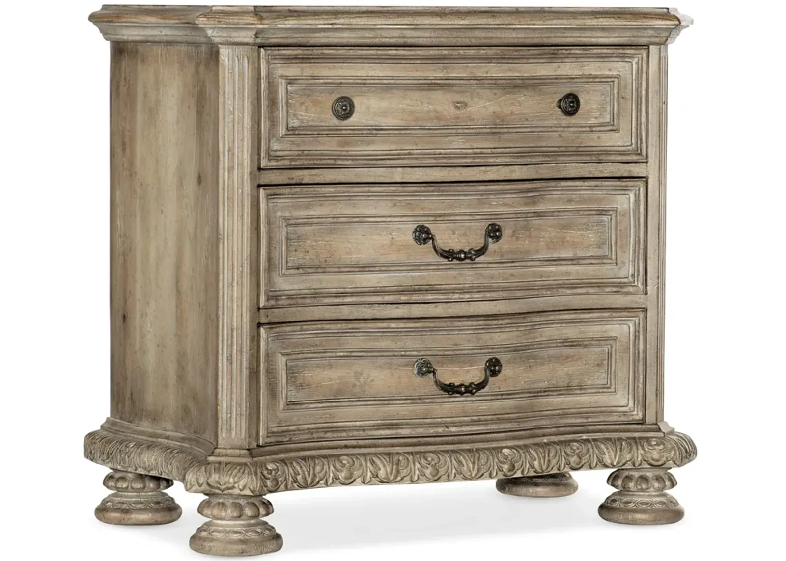 Castella Three Drawer Nightstand