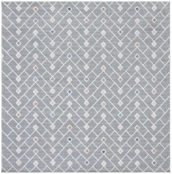 BLAIR WASHABLE 230 Grey 6'-7' X 6'-7' Square Square Rug