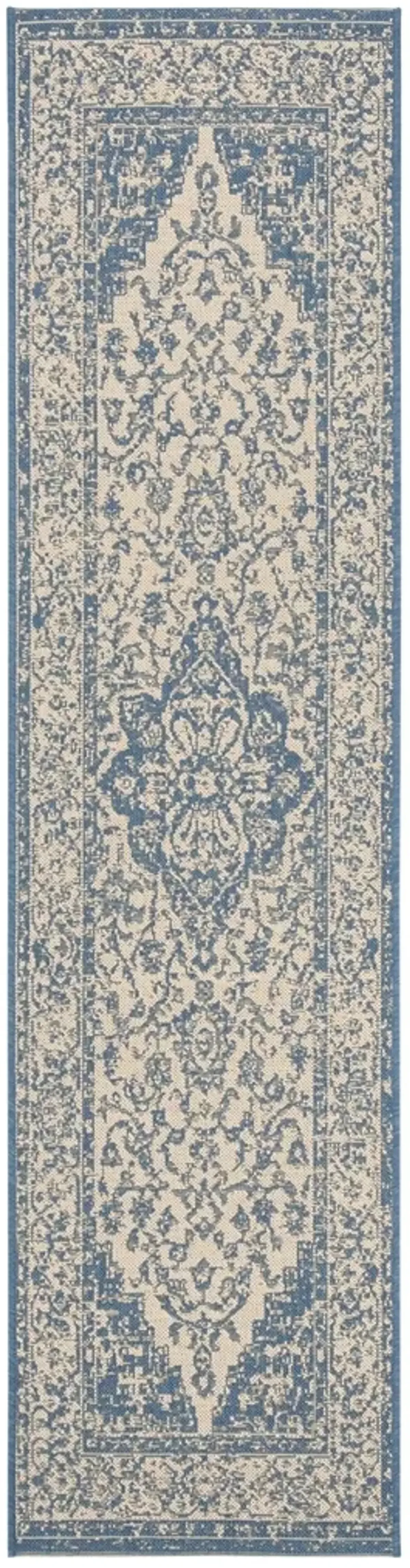 BEACH HOUSE 137 Blue 2'-2' X 6' Runner Rug