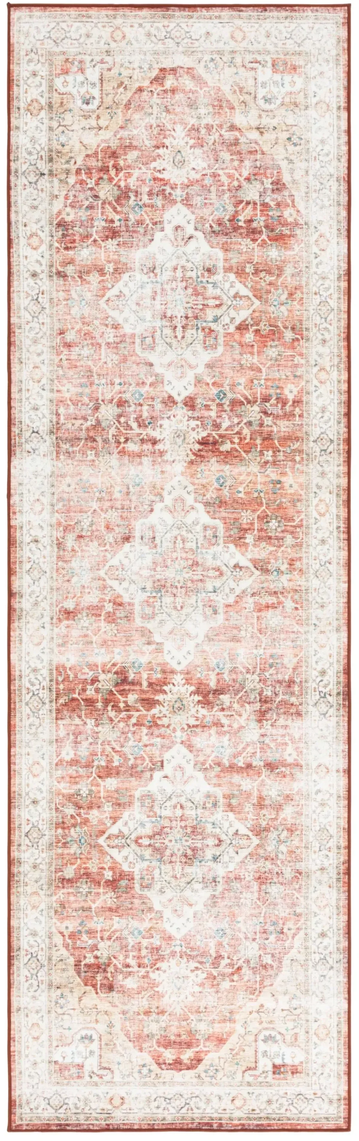 ARIZONA 556 RUST  2'-6' x 8' Runner Rug