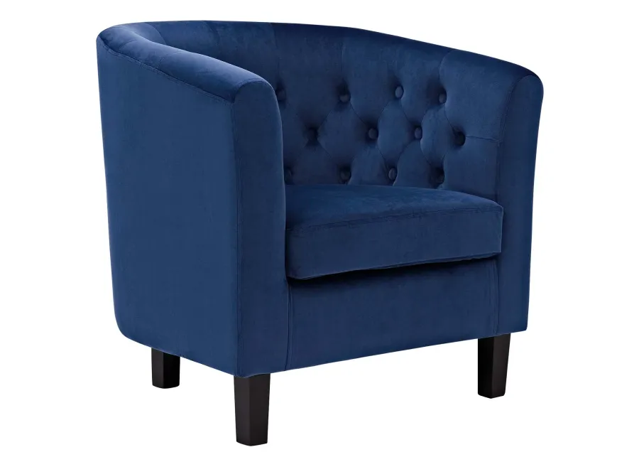 Prospect Performance Velvet Armchair