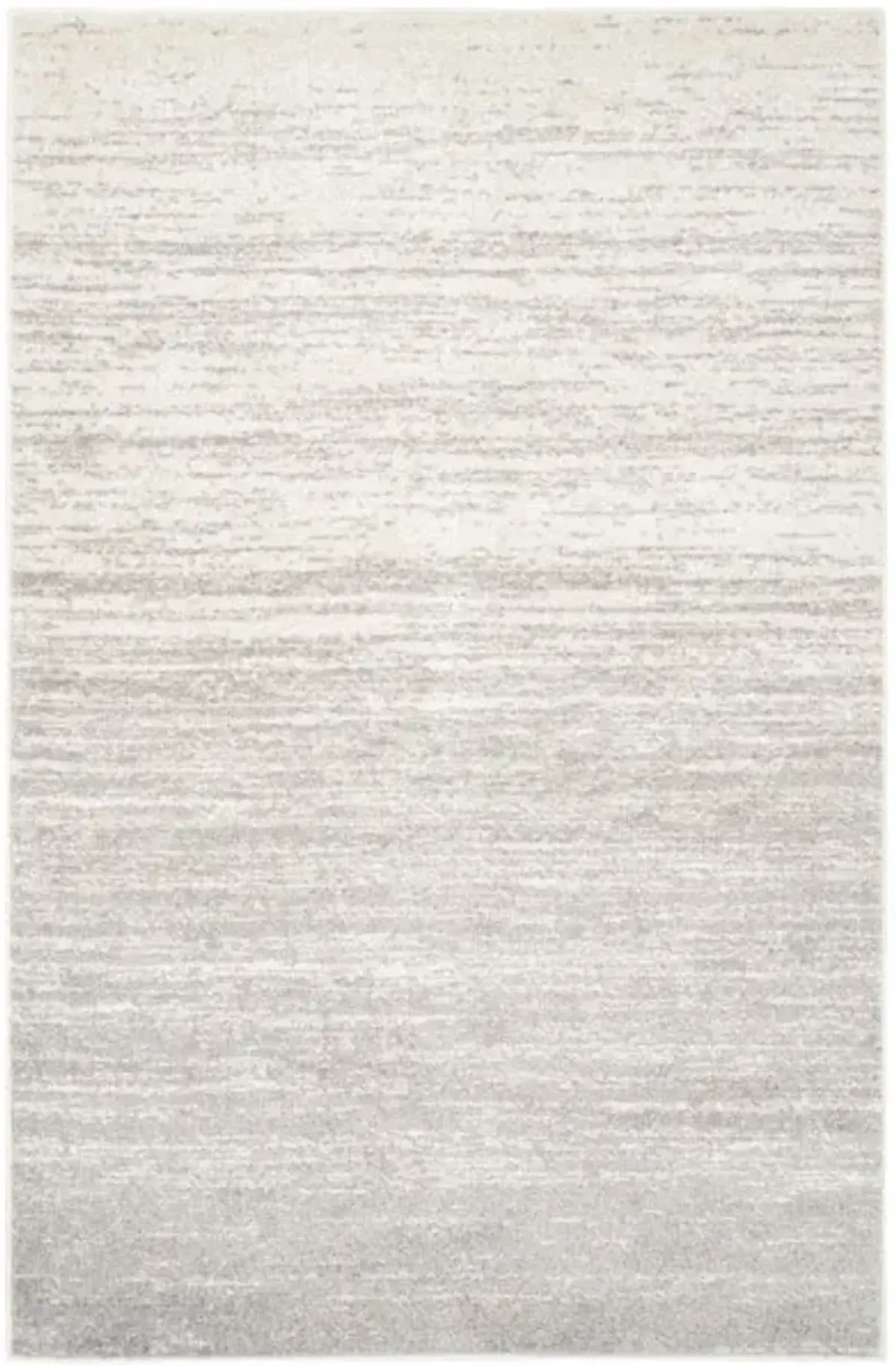 Adirondack Contemporary Ivory / Silver 8' X 8' Square Powerloomed Rug