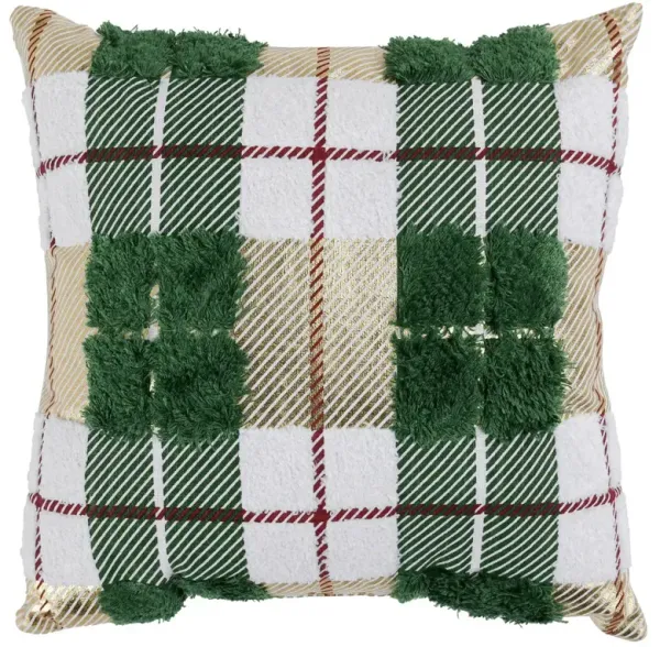VE Plaid Texture Green Multi 