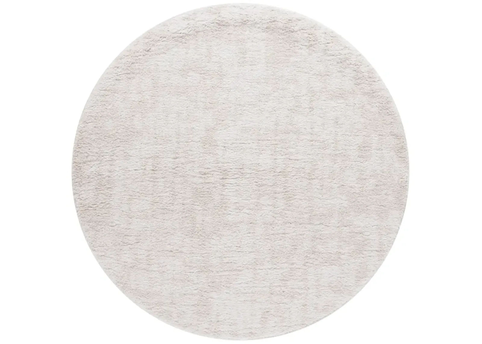 RUMI SHAG 124 IVORY  6'-7' x 6'-7' Round Round Rug