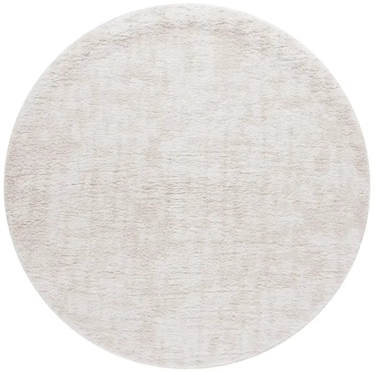 RUMI SHAG 124 IVORY  6'-7' x 6'-7' Round Round Rug