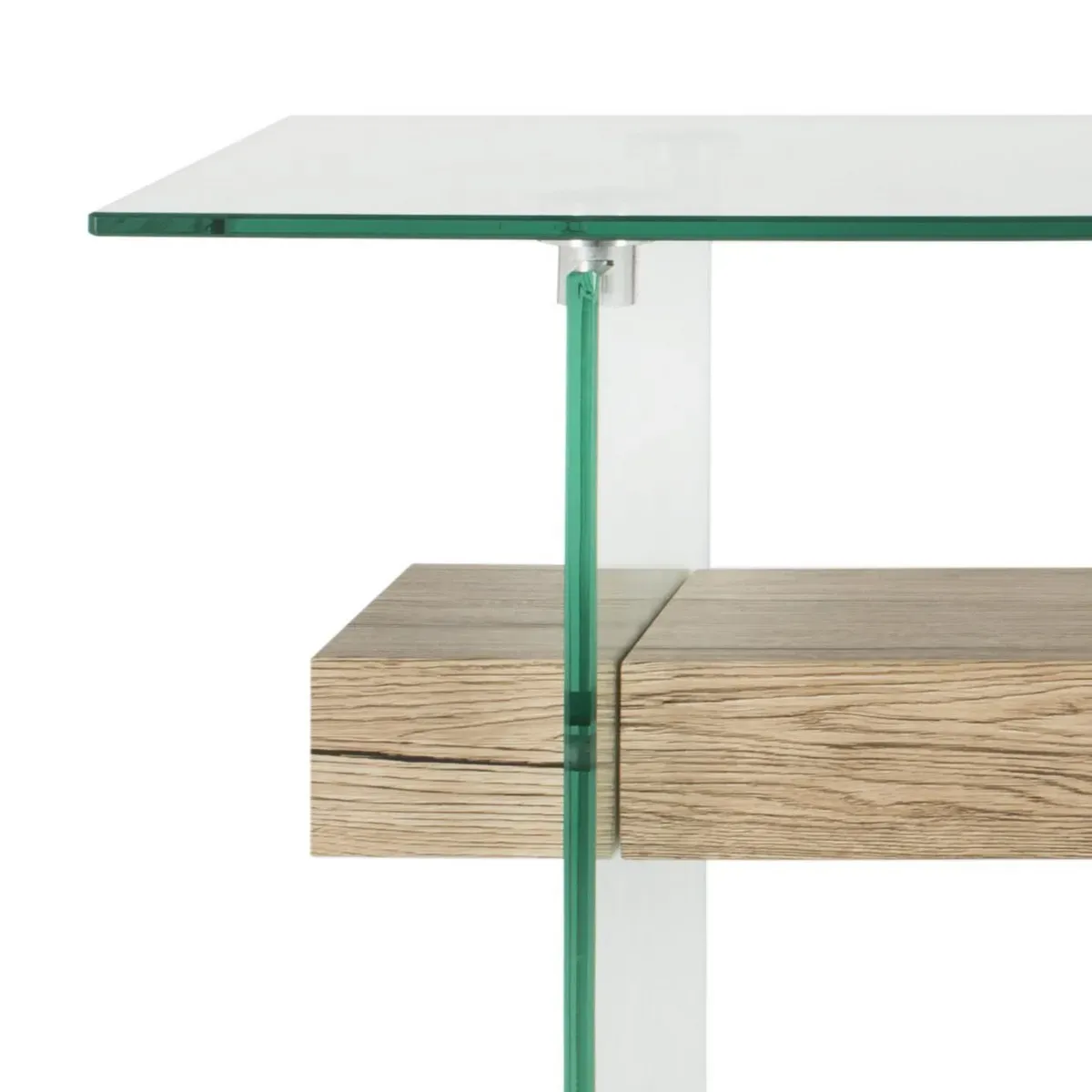 KAYLEY RECTANGULAR MODERN GLASS CONSOLE TABLE