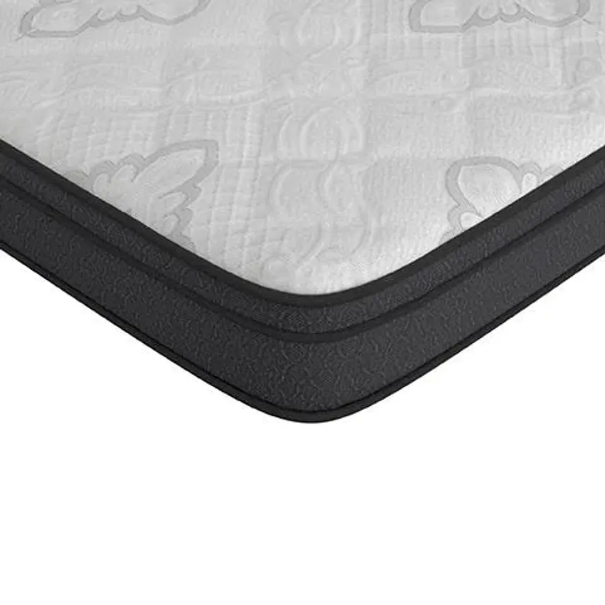 Evie 9.25" Eastern King Mattress White and Black