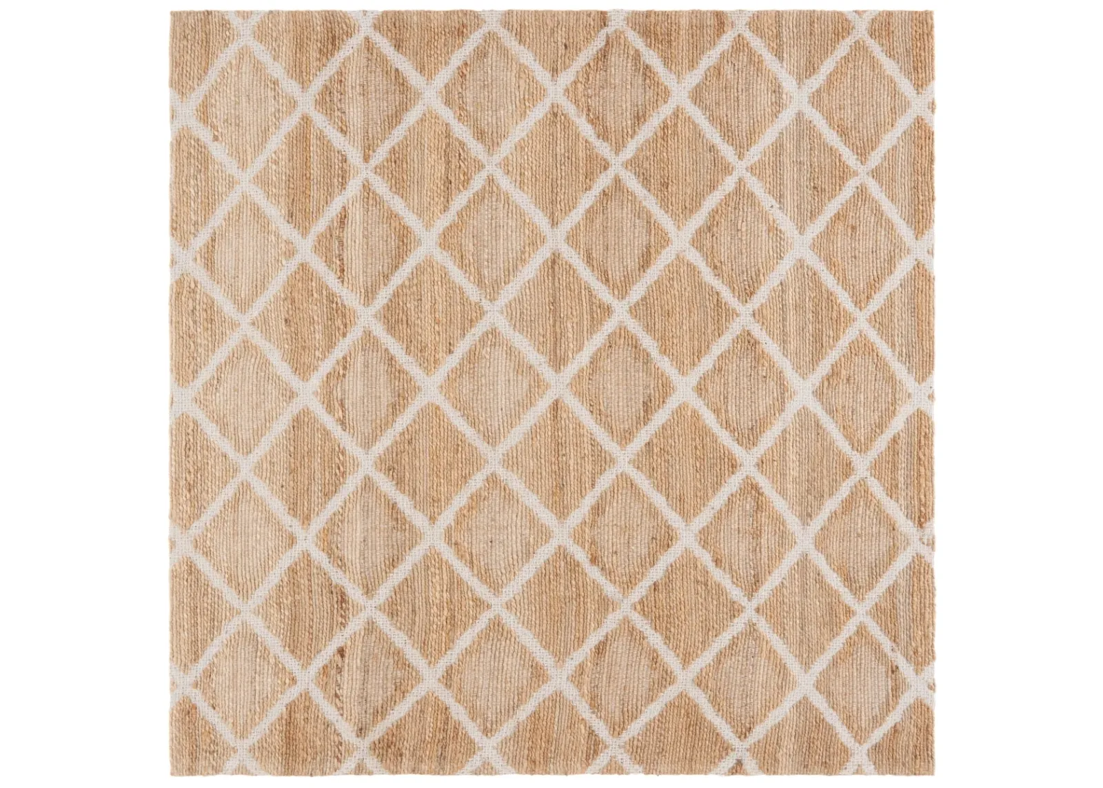 NATURAL FIBER 657 NATURAL  6'-6' x 6'-6' Square Square Rug