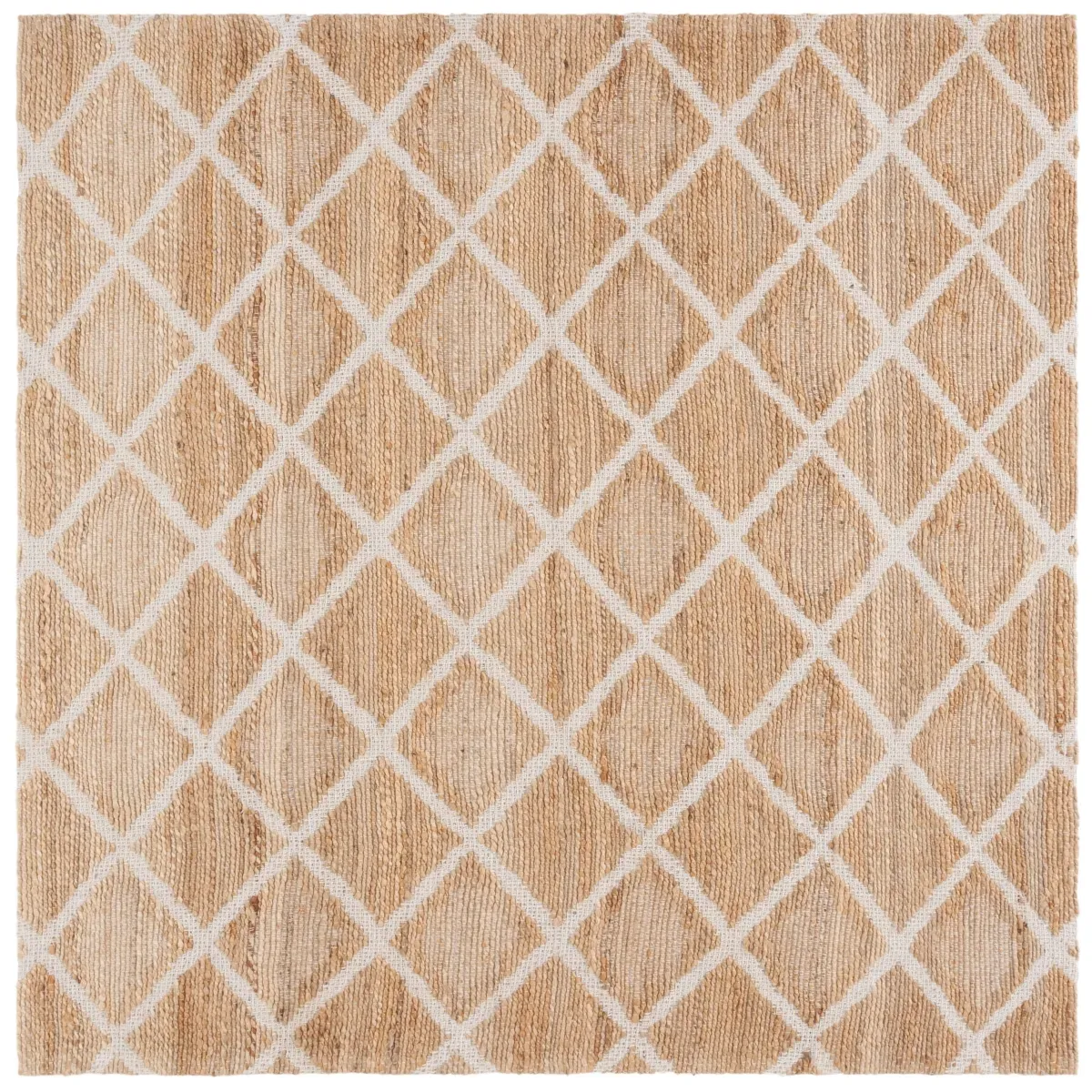 NATURAL FIBER 657 NATURAL  6'-6' x 6'-6' Square Square Rug