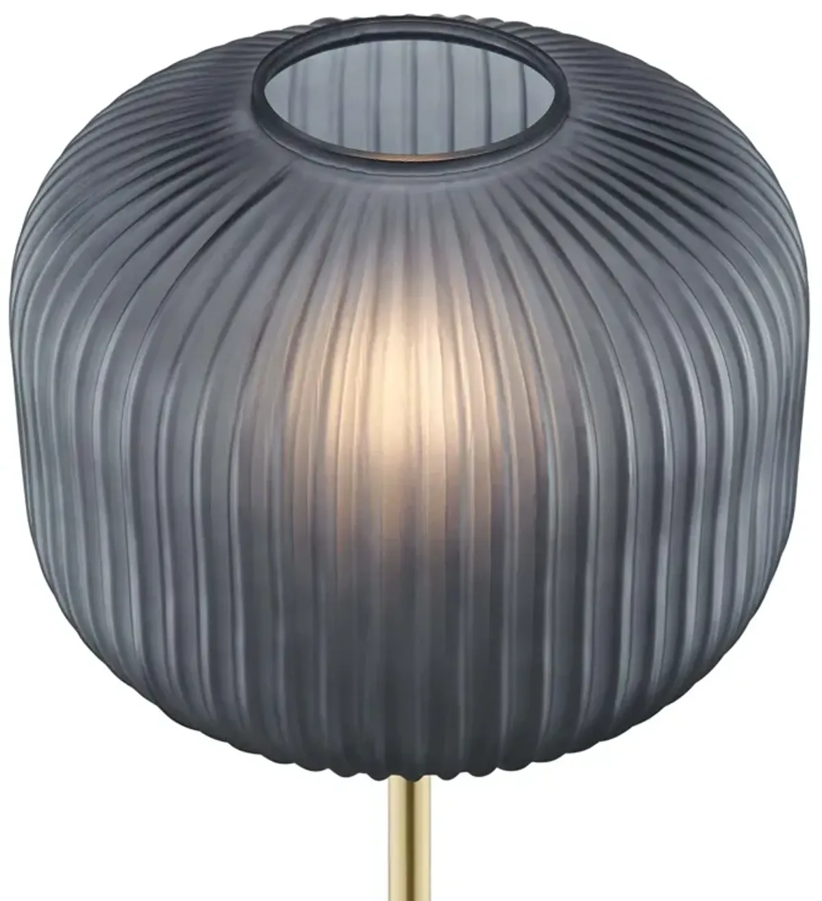 Reprise Glass Sphere Glass and Metal Floor Lamp