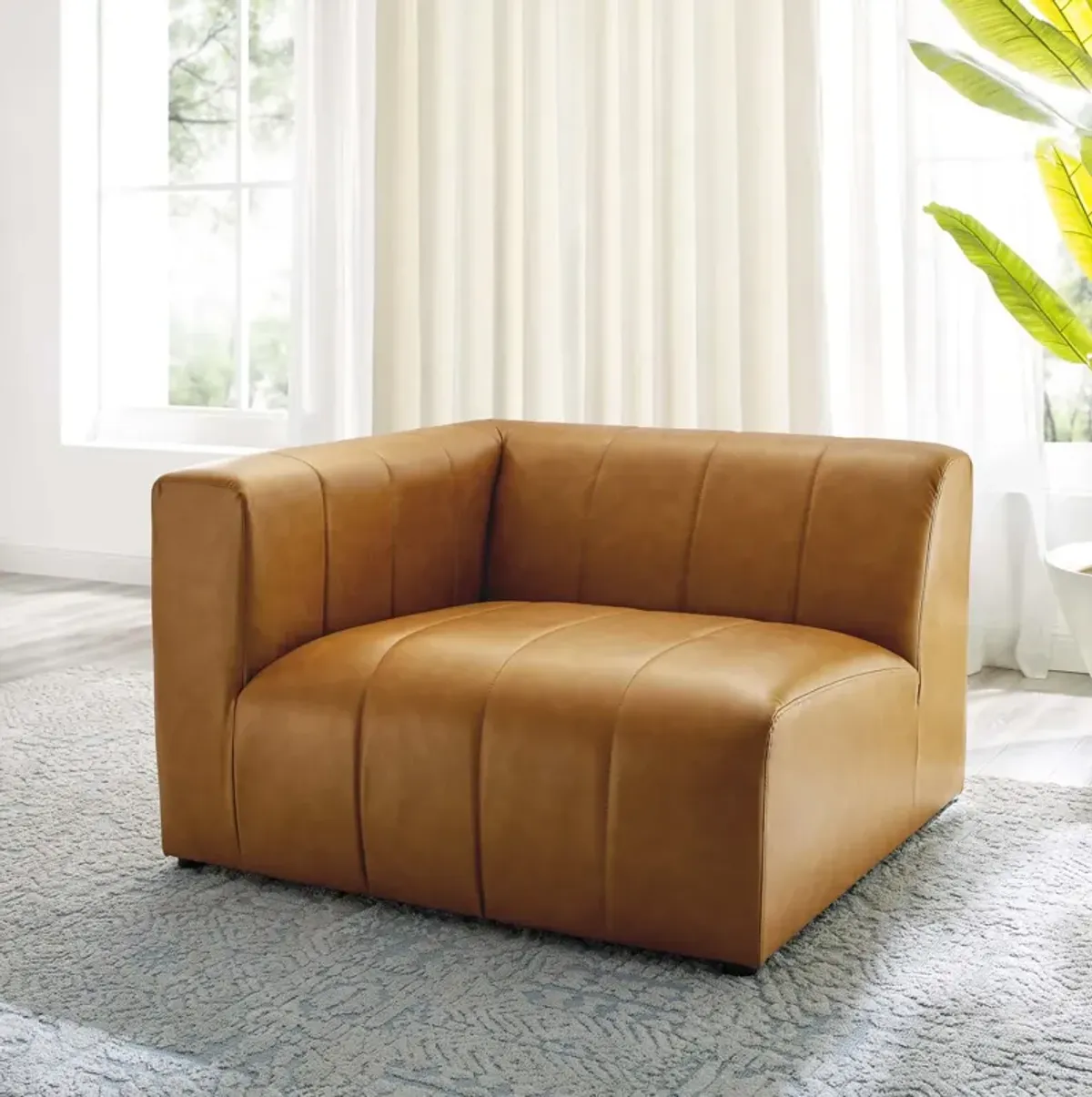 Bartlett Vegan Leather Left-Arm Chair