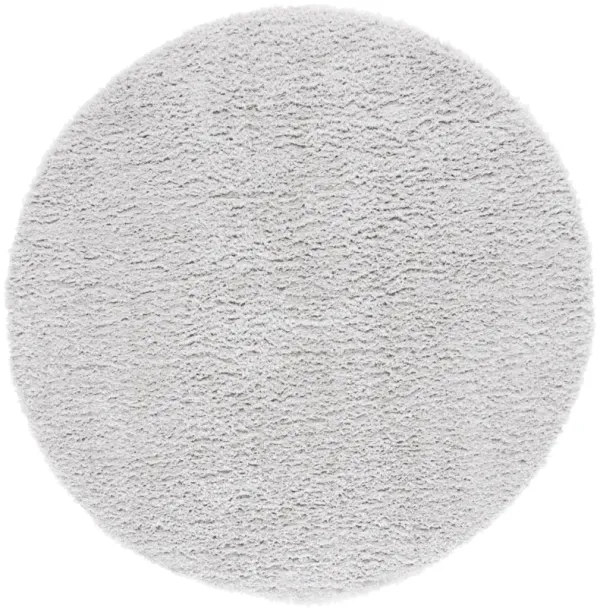 LINDSAY SHAG 560 GREY 6'-7' x 6'-7' Round Round Rug