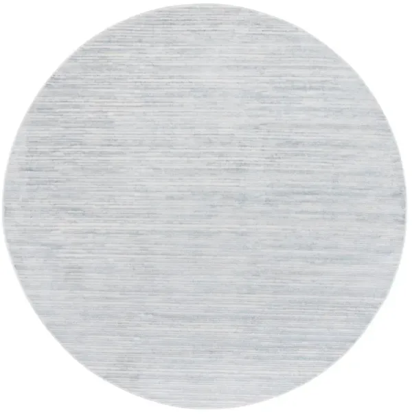 MILA 224 LIGHT BLUE  6'-7' x 6'-7' Round Round Rug