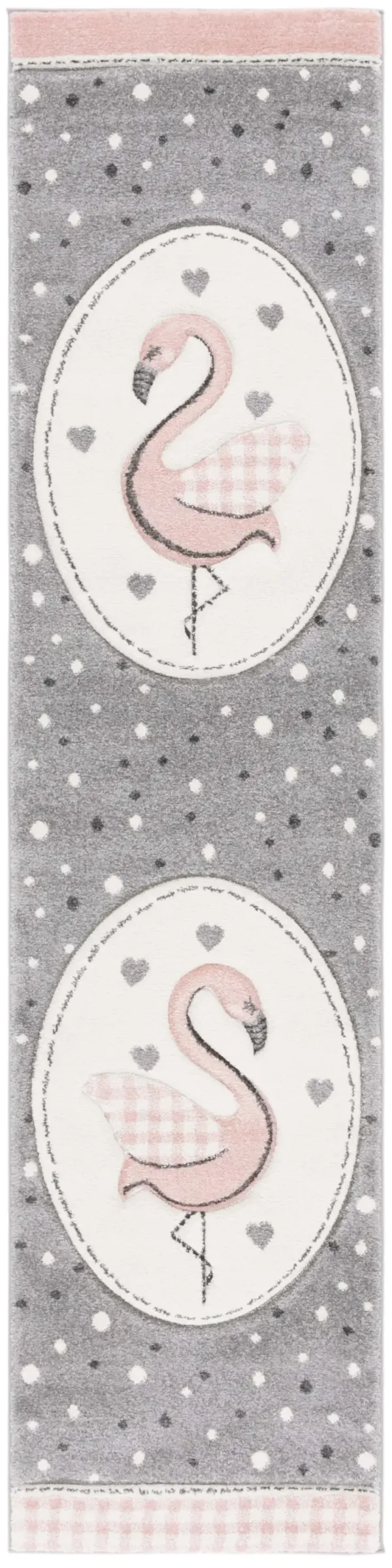 CAROUSEL KIDS 154 PINK  2' x 8' Runner Rug