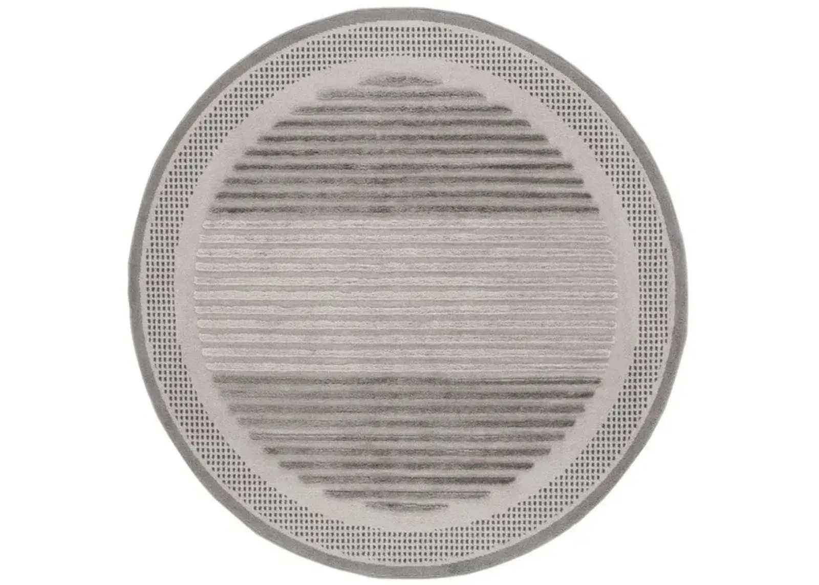 URBAN 216 Grey  6'-7' X 6'-7' Round Round Rug