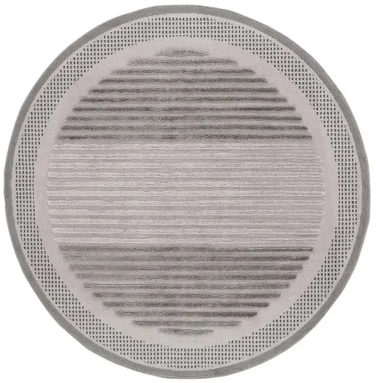 URBAN 216 Grey  6'-7' X 6'-7' Round Round Rug