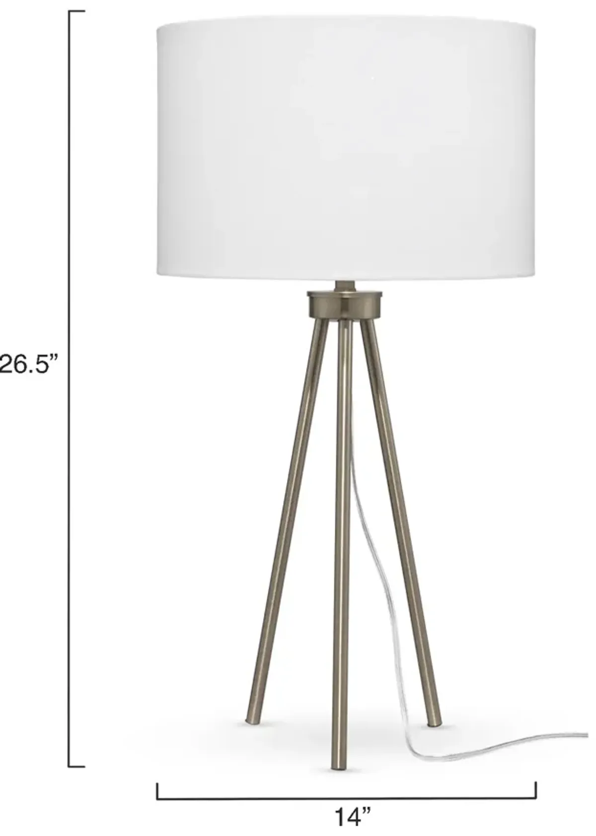 Tri-pod Table Lamp