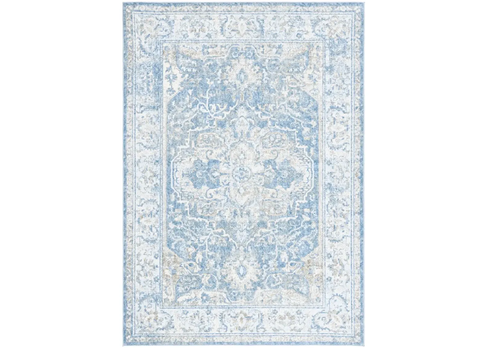 ORLANDO 768 BLUE  8' x 10' Large Rectangle Rug