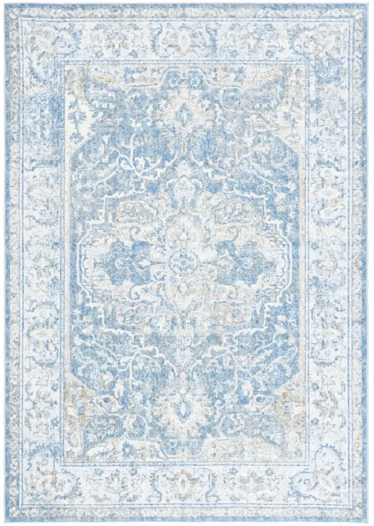 ORLANDO 768 BLUE  8' x 10' Large Rectangle Rug