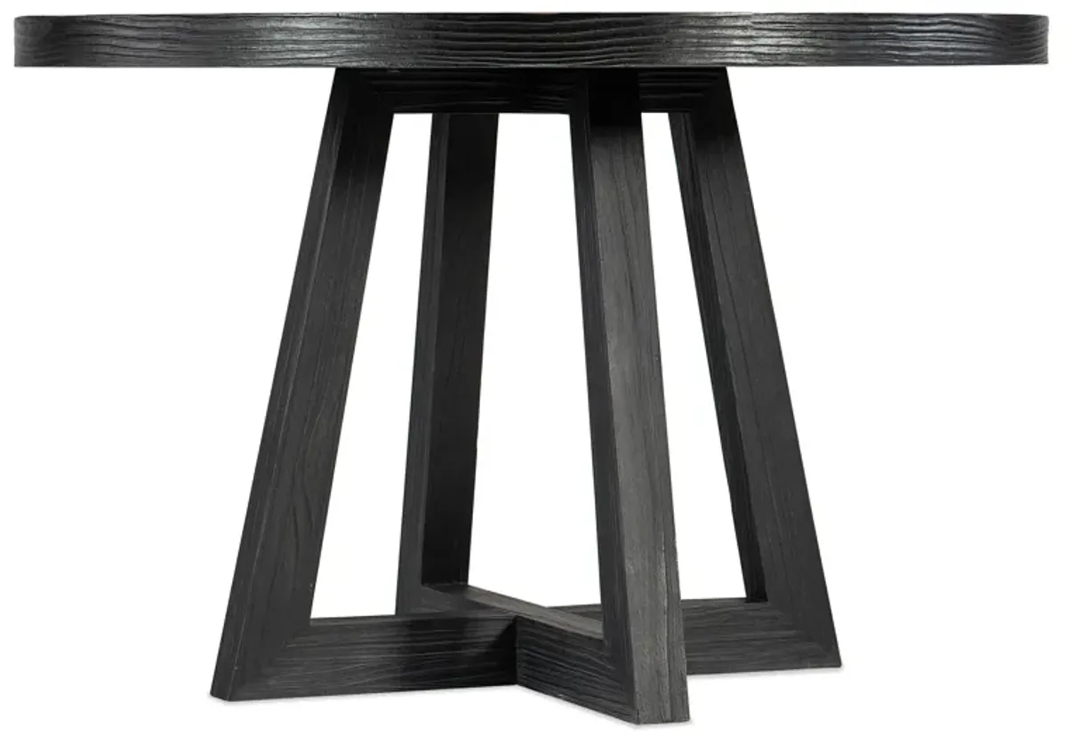 Chapman Shou Sugi Ban Petite Round Dining Table