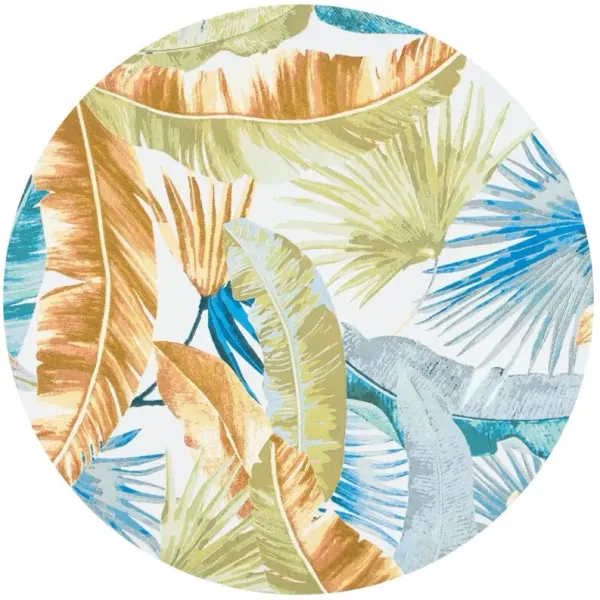 BARBADOS 520 Green 8' X 8' Round Round Rug