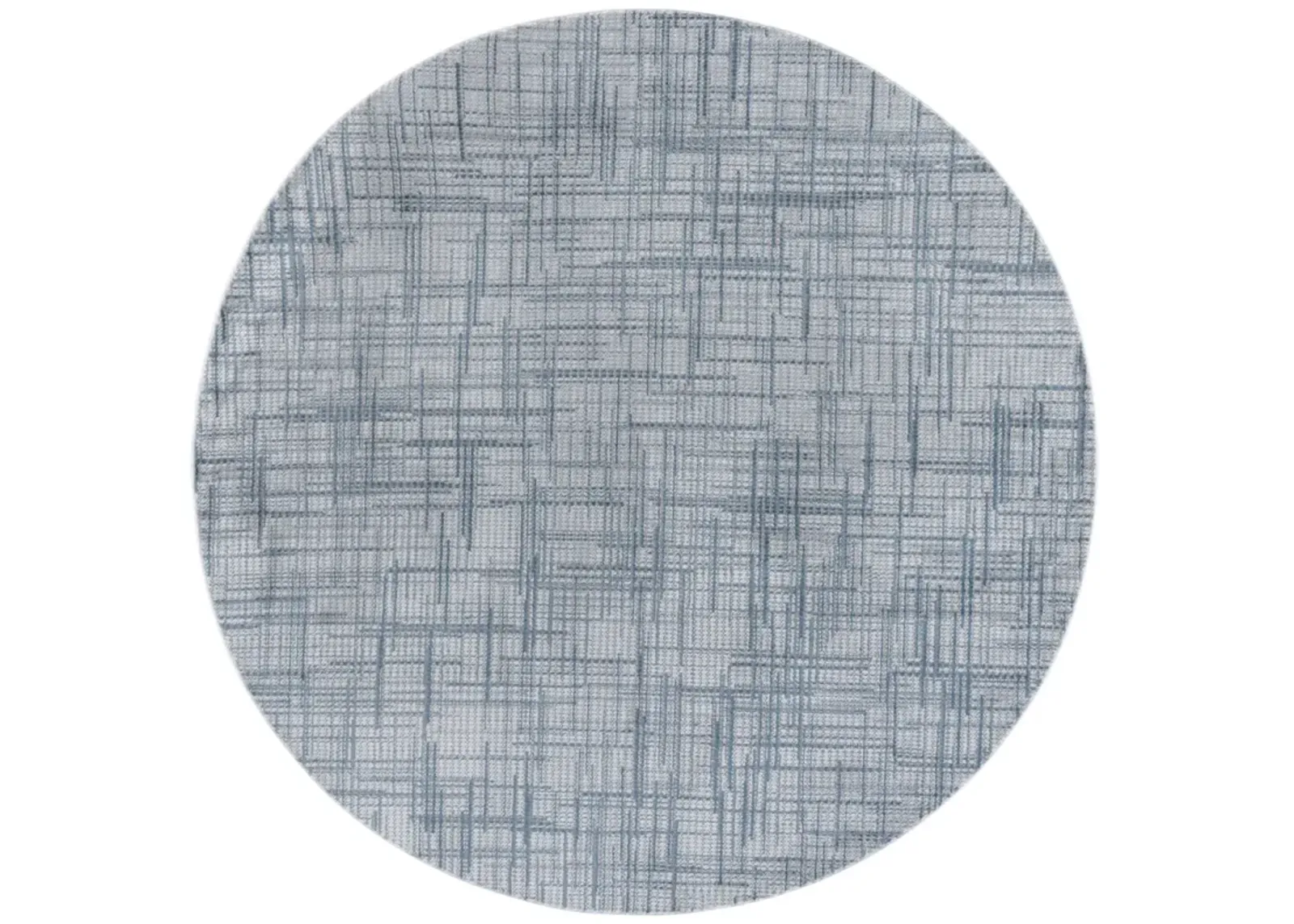 MILA 228 BLUE  6'-7' x 6'-7' Round Round Rug